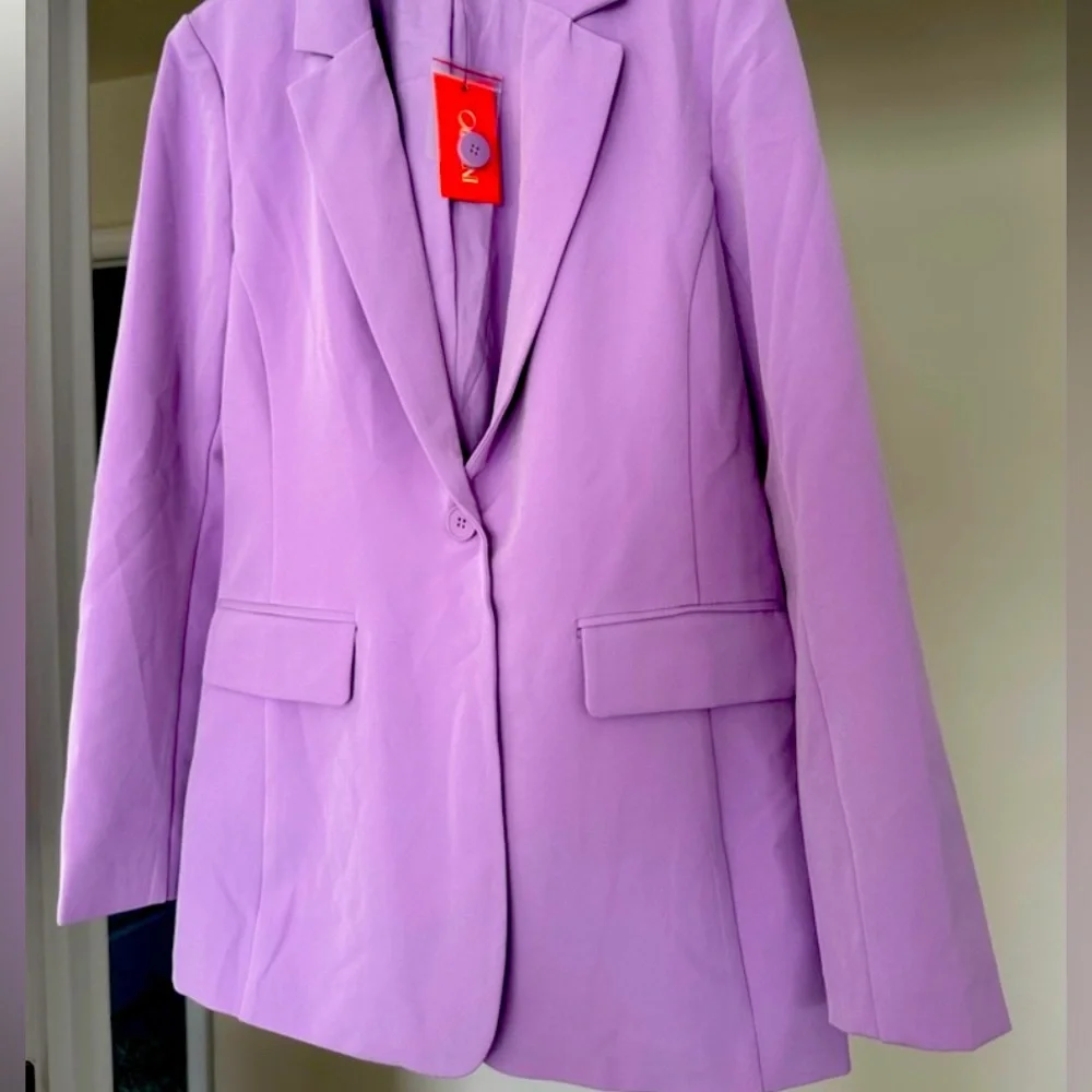 Oversized lavender long boyfriend blazer xxl - Picture 1 of 2